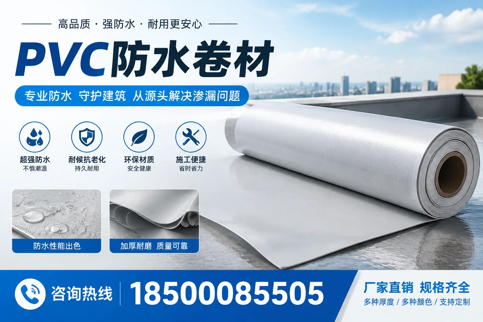 选择pvc防水卷材时，丽水用户的常见疑问